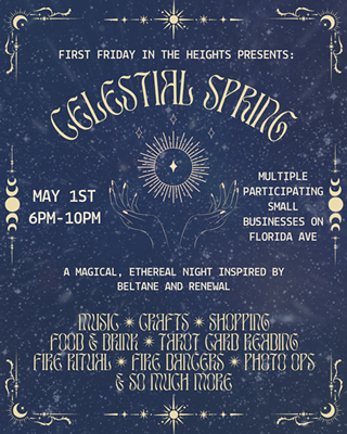 Image: First Friday in the Heights Celestial Summer