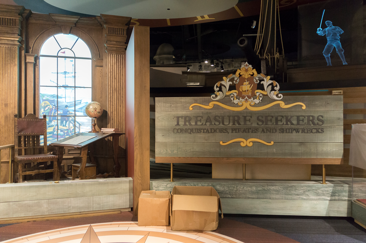 The entrance to the Treasure Seekers gallery.
