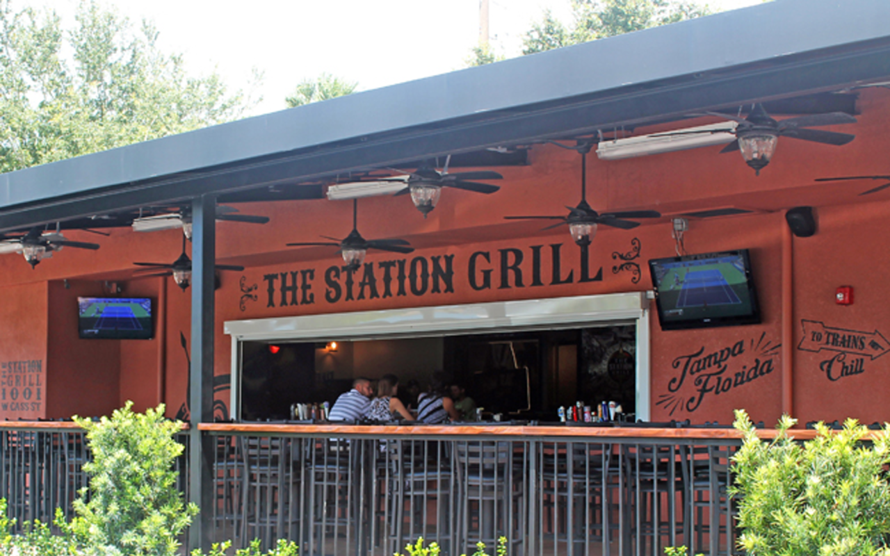 Tampa's Station Grill is a new indoor-outdoor spot for drinkers and diners.