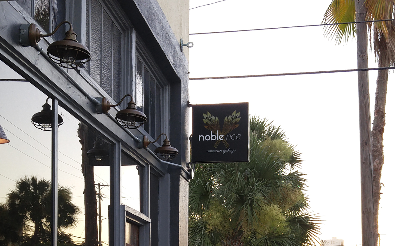 Newly opened on West Platt Street, Noble Rice is Tampa's first American izakaya.