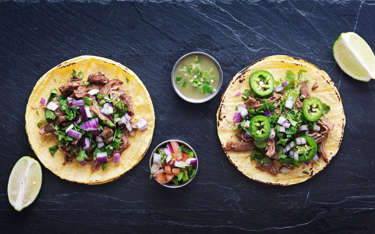 Street tacos are part of Vuelo Mexican Grill's chef-driven bill of fare in New Tampa.