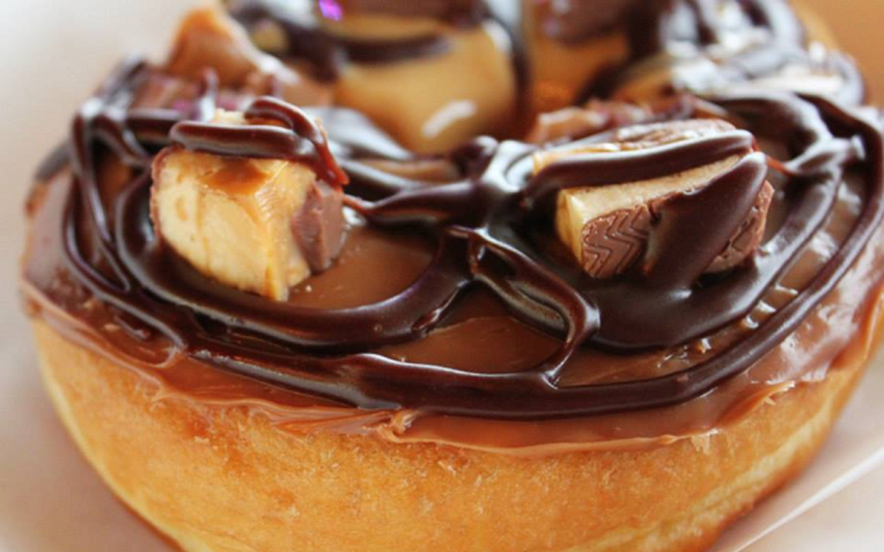 More than 40 inventive doughnut mashups are concocted at SoHo Donut.