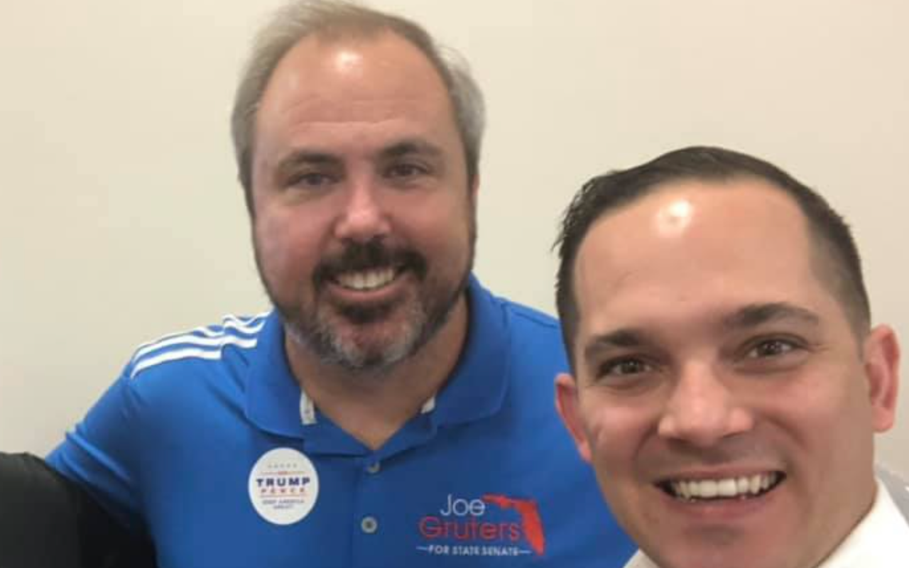 Florida GOP Chair Joe Gruters and Rep. Sabatini will speak at an anti-vax rally this month