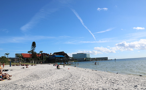 Ben T. Davis Beach in Tampa, Florida.