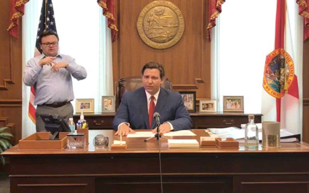 Florida Gov. Ron DeSantis just suspended foreclosures and evictions for 45 days