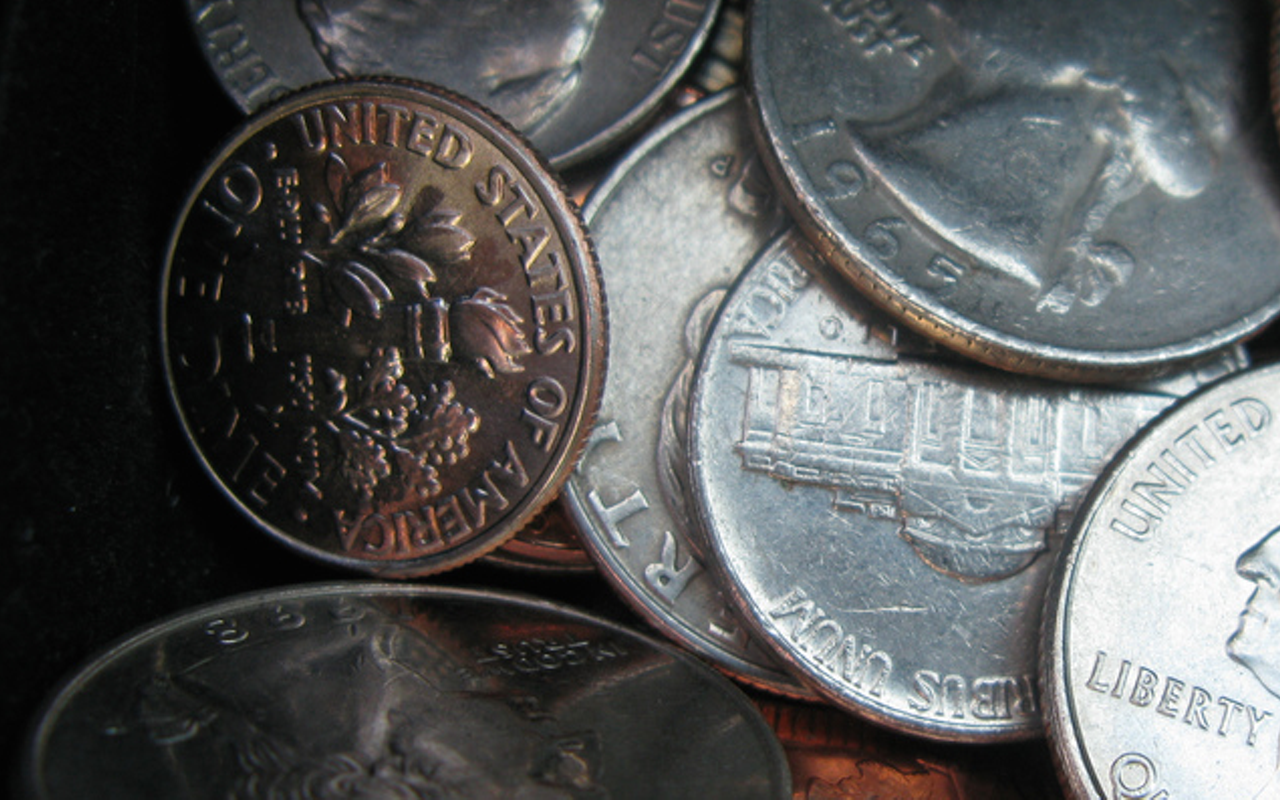 Low-income earners rejoice! That coin on the left constitutes most of the minimum wage increase.