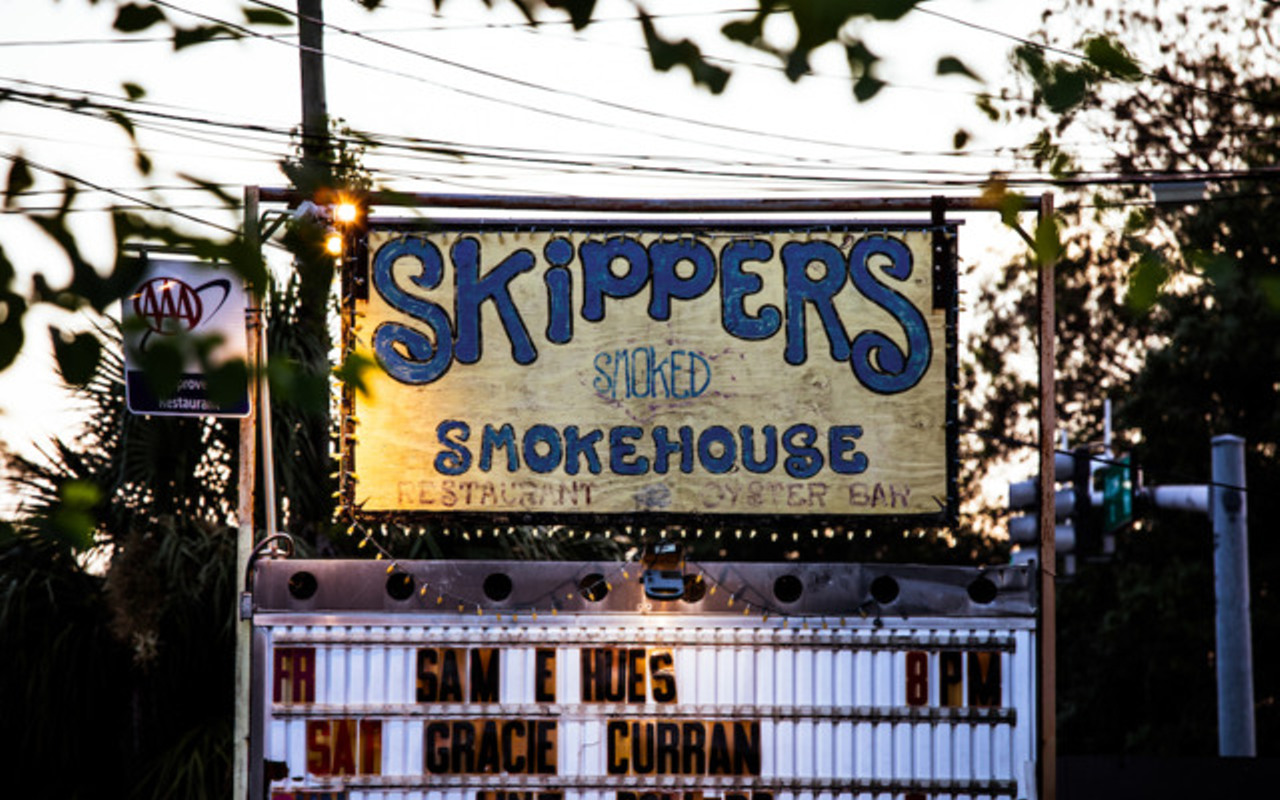 Tampa's Skipper's Smokehouse—located at 910 Skipper Rd.