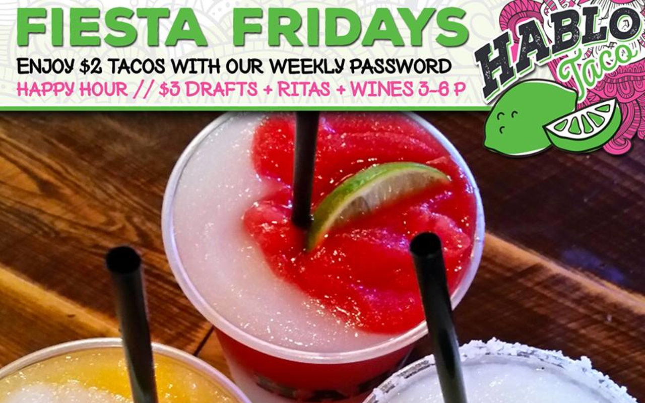 Hablo Taco promises one hour of endless 'ritas in its auction offer.