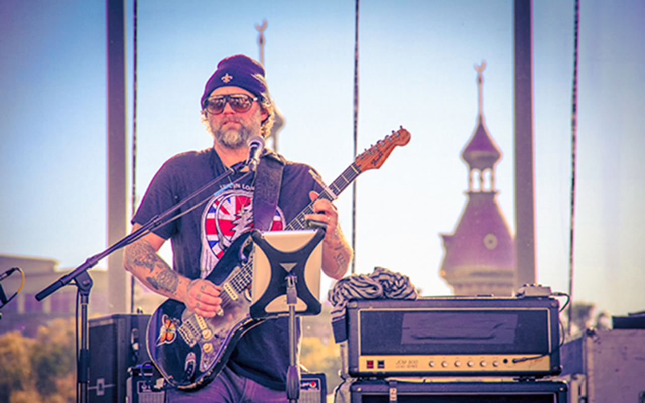 Anders Osborne at Gasparilla Music Festival, Tampa, March 8, 2014.