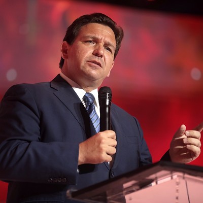 Governor Ron DeSantis at Tampa Convention Center in Tampa, Florida on July 22, 2022.