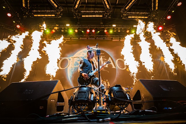 Godsmack plays MidFlorida Credit Union Amphitheatre in Tampa, Florida on Sept. 9, 2023.