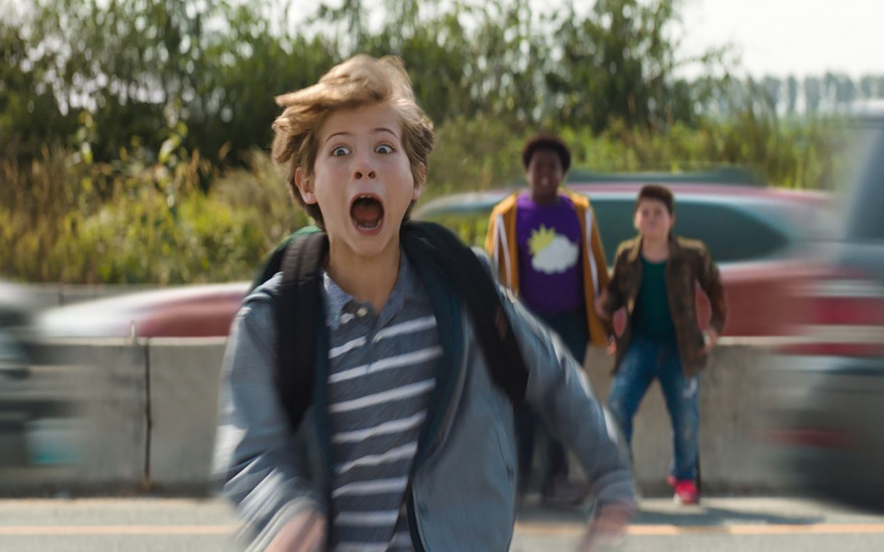 To paraphrase Ferris Bueller: Life, much like traffic, moves pretty scary fast, which Max (Jacob Tremblay, forefront) learns first-hand in Good Boys.