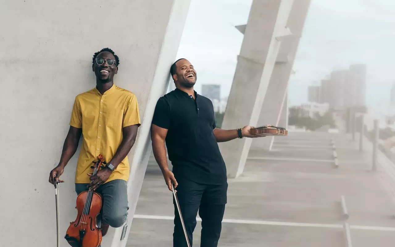 Black Violin, which plays David A. Straz Center for the Performing Arts in Tampa, Florida on Nov. 23, 2024.