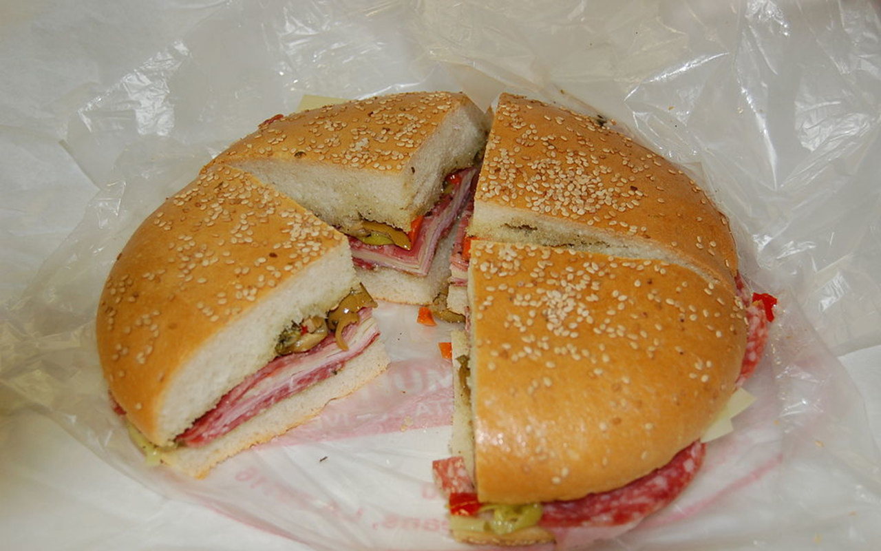 WHOLE LOTTA SANDWICH: A traditional muffuletta is much more than a mouthful.