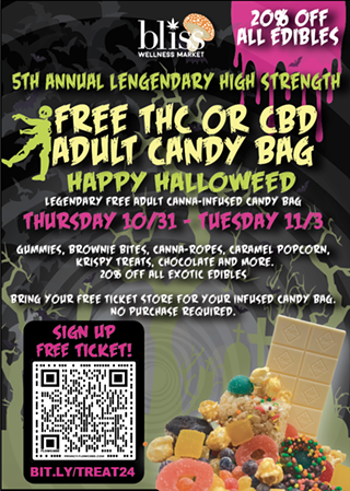 Happy Halloweed: Adult Trick or Treat w/ Bliss