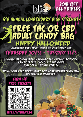 Image: Happy Halloweed: Adult Trick or Treat w/ Bliss