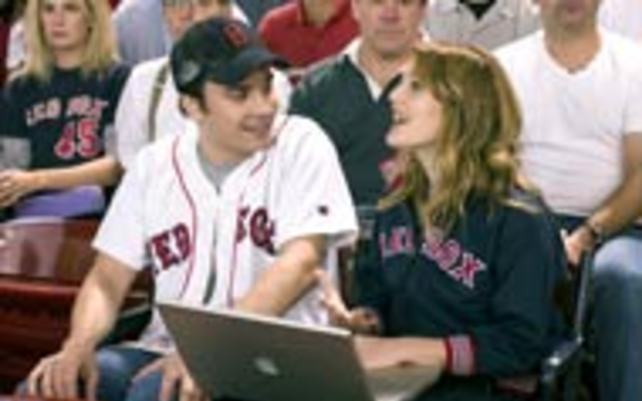 Jimmy Fallon and Drew Barrymore in Fever Pitch
