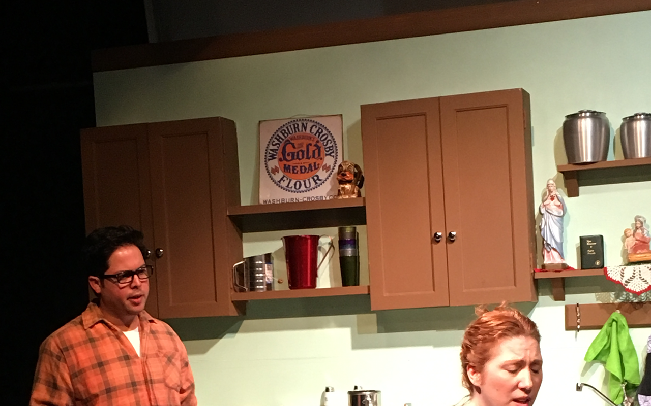 Betty (Lisa Negron) and Harold (Omar Negron) share a difficult moment.