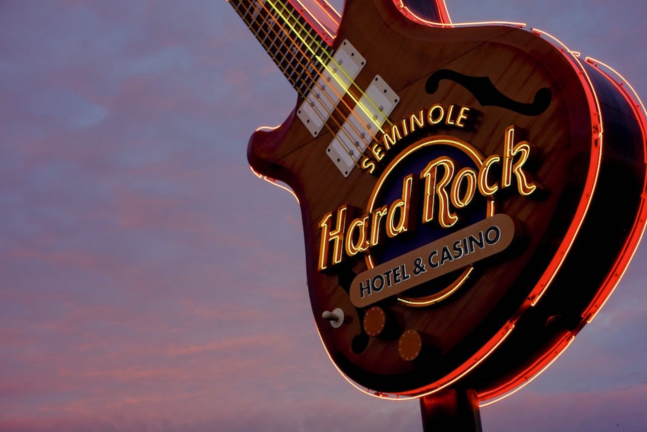 Hard Rock Cafe
Seminole Hard Rock Hotel & Casino, 5223 Orient Road, Tampa.
Expect brown sugar- and mustard-glazed ham with cornbread stuffing, mashed potatoes, carrots and Brussels sprouts as the special.
Photo via Seminole Hard Rock Hotel & Casino