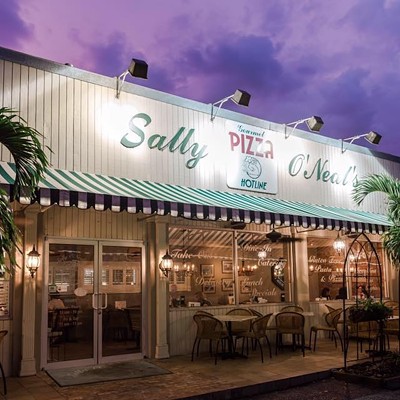 Sally O’Neals Pizza Hotline (6.1)1319 S Howard Ave., TampaPortnoy loved Judith O’Neal so much that he rated her a 9.8. He thought that pie looked like a Greek pizza, and lauded the menu overall, but said the pizza wasn’t his style “Some people love it—kind of greasy, messy, floppy—some people will wolf that down. I ain’t one of them,” he said. Too bad Dave didn’t make it across the street to Bella’s to try another classic Tampa pie.Photo via sallyonealspizza/Facebook