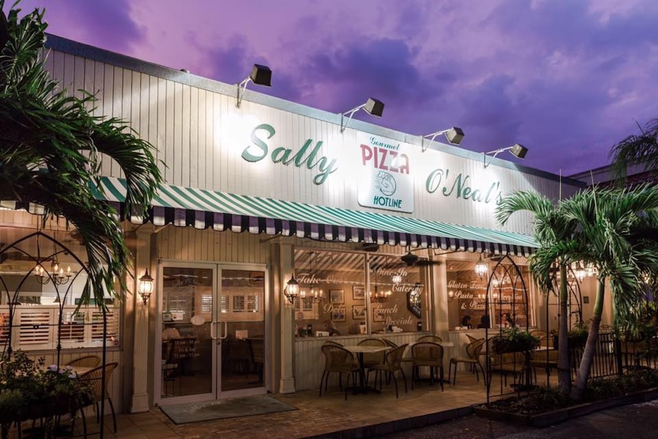 Sally O’Neals Pizza Hotline (6.1)1319 S Howard Ave., TampaPortnoy loved Judith O’Neal so much that he rated her a 9.8. He thought that pie looked like a Greek pizza, and lauded the menu overall, but said the pizza wasn’t his style “Some people love it—kind of greasy, messy, floppy—some people will wolf that down. I ain’t one of them,” he said. Too bad Dave didn’t make it across the street to Bella’s to try another classic Tampa pie.Photo via sallyonealspizza/Facebook
