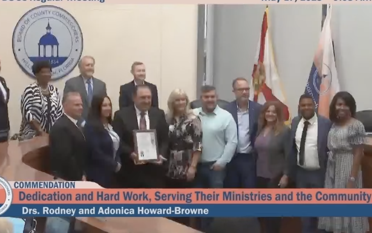 Hillsborough County commissioners award commendation to 'plandemic' MAGA pastor