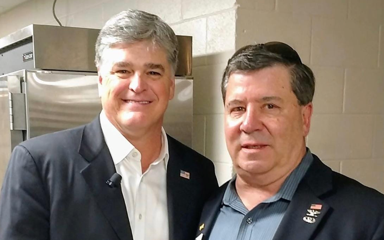Waurishuk (right) with Fox News host Sean Hannity in a post from Sept. 3