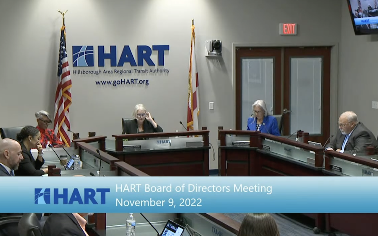 Today, the Board of Directors for HART discussed how to fund transit after a tax referendum failed at the ballot box.