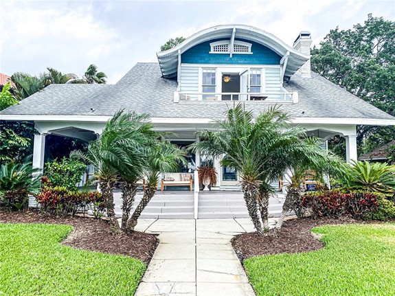Historic Bayshore home, once known as the 'House of Many Colors,' is now for sale in South Tampa