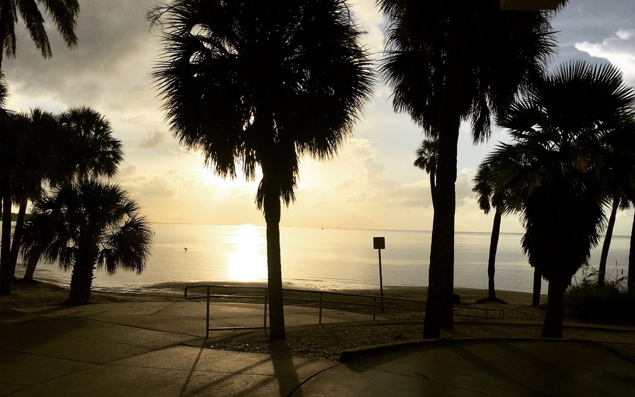 Running with a view at North Shore Park in St. Pete: Not so hard to wake up for, after all.