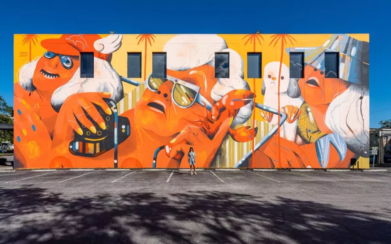 Photo via Shine Mural Festival After spending some time in the air-conditioning, get outside and snap a quick St. Pete mural selfie. St. Pete&rsquo;s many murals have inspired more than one mural tour.