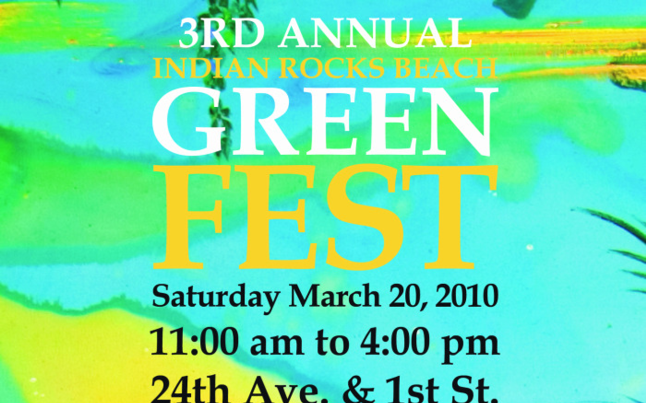 Indian Rocks Beach Green Fest this Saturday