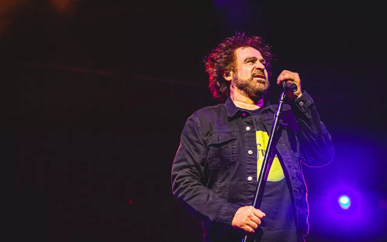 Counting Crows plays MidFlorida Credit Union Amphitheatre in Tampa, Florida on Aug. 9, 2023.