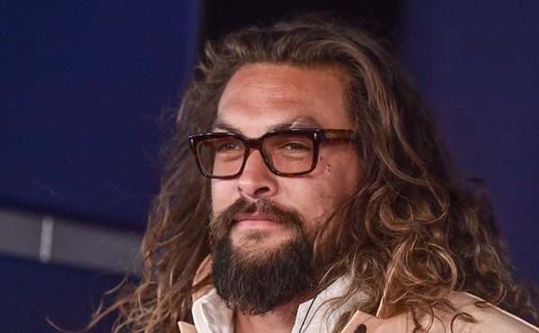 Jason Momoa arrives for the ‘Ambulance’ Premier in Los Angeles, California on April04, 2022.