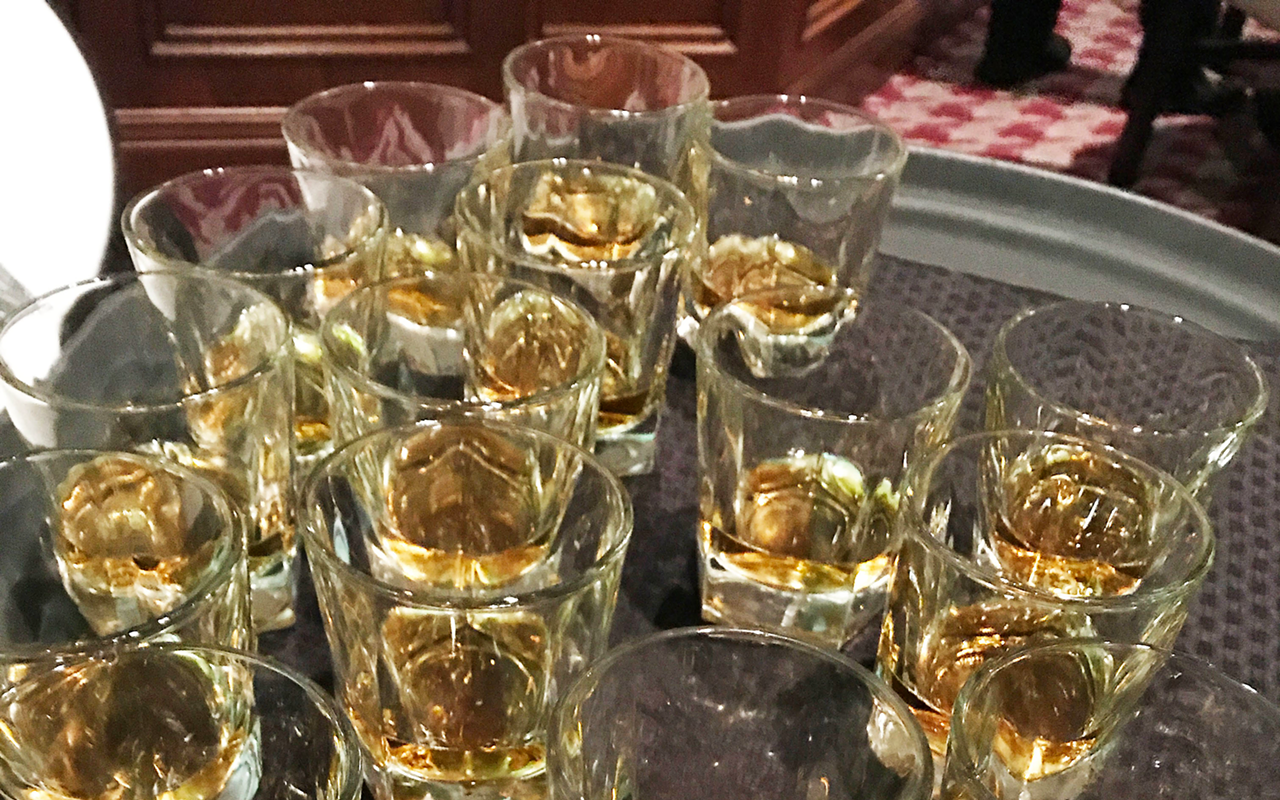 Johnnie Walker led Friday's TasteMaker Dinner, part of the larger Ruth's Chris dining series, in Tampa.