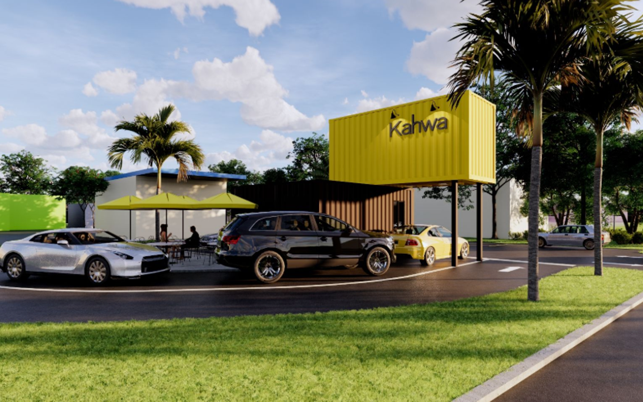 Kahwa Coffee's new shipping container location opens in St. Pete this summer