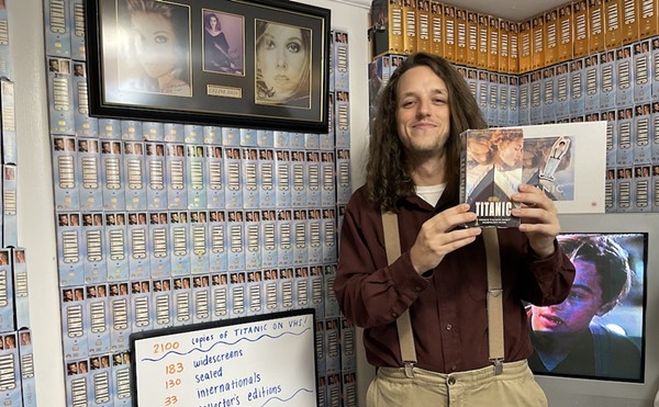 Josh DiGangi, who must find a new home for his 'Titanic' VHS museum.