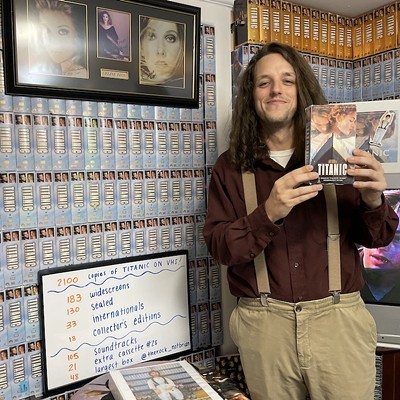 Josh DiGangi, who must find a new home for his 'Titanic' VHS museum.