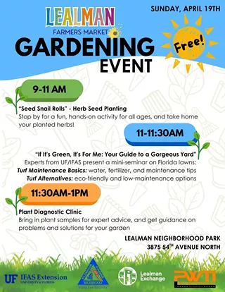 Image: Lealman Farmers Market - Spring Gardening