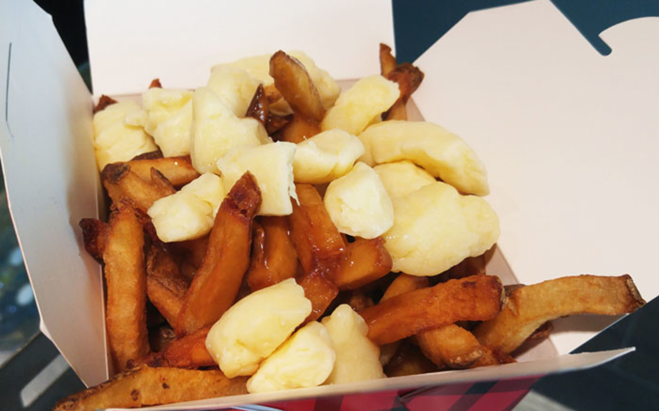 A traditional poutine from Smoke's Poutinerie, a new concession at Amalie.