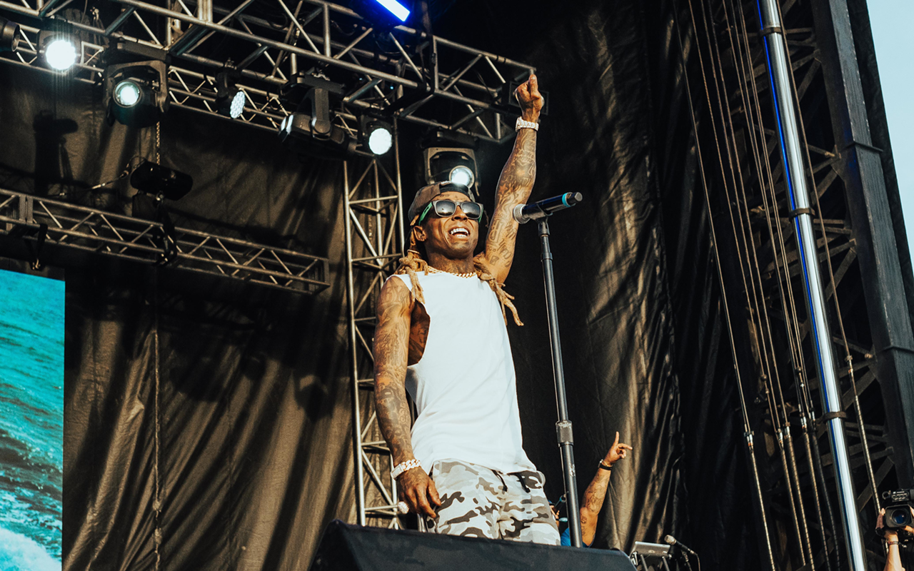 Lil Wayne playing Float Fest 2018 on July 21, 2018