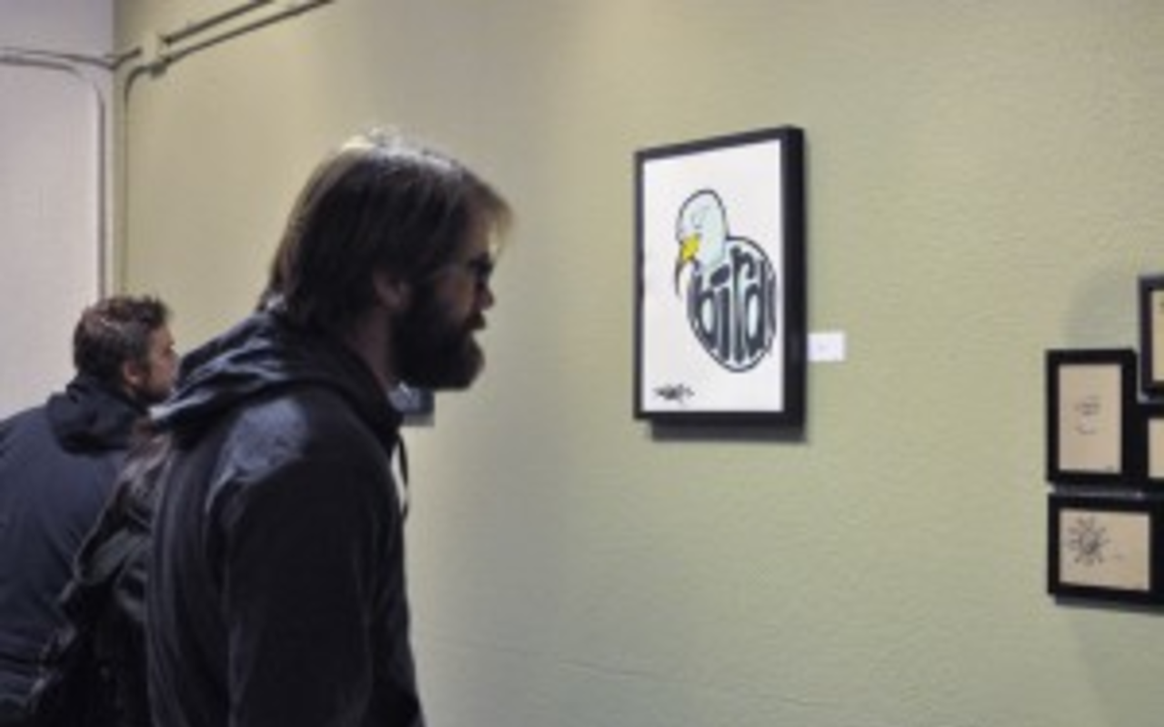 Local artist Dan Lasata breaks out with a showing at Kahwa Coffee South