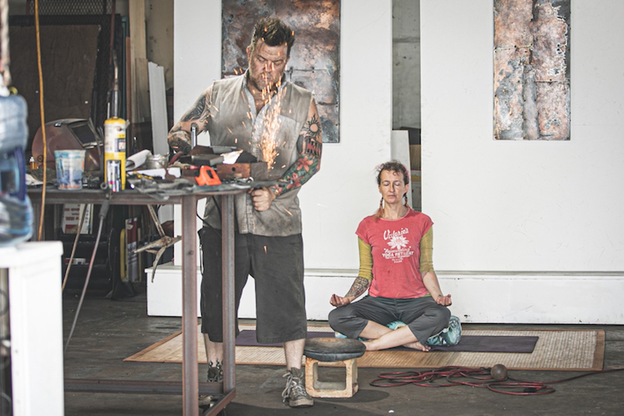 Frank Strunk III and Bethany Peabody
Artist and yoga instructor, respectively