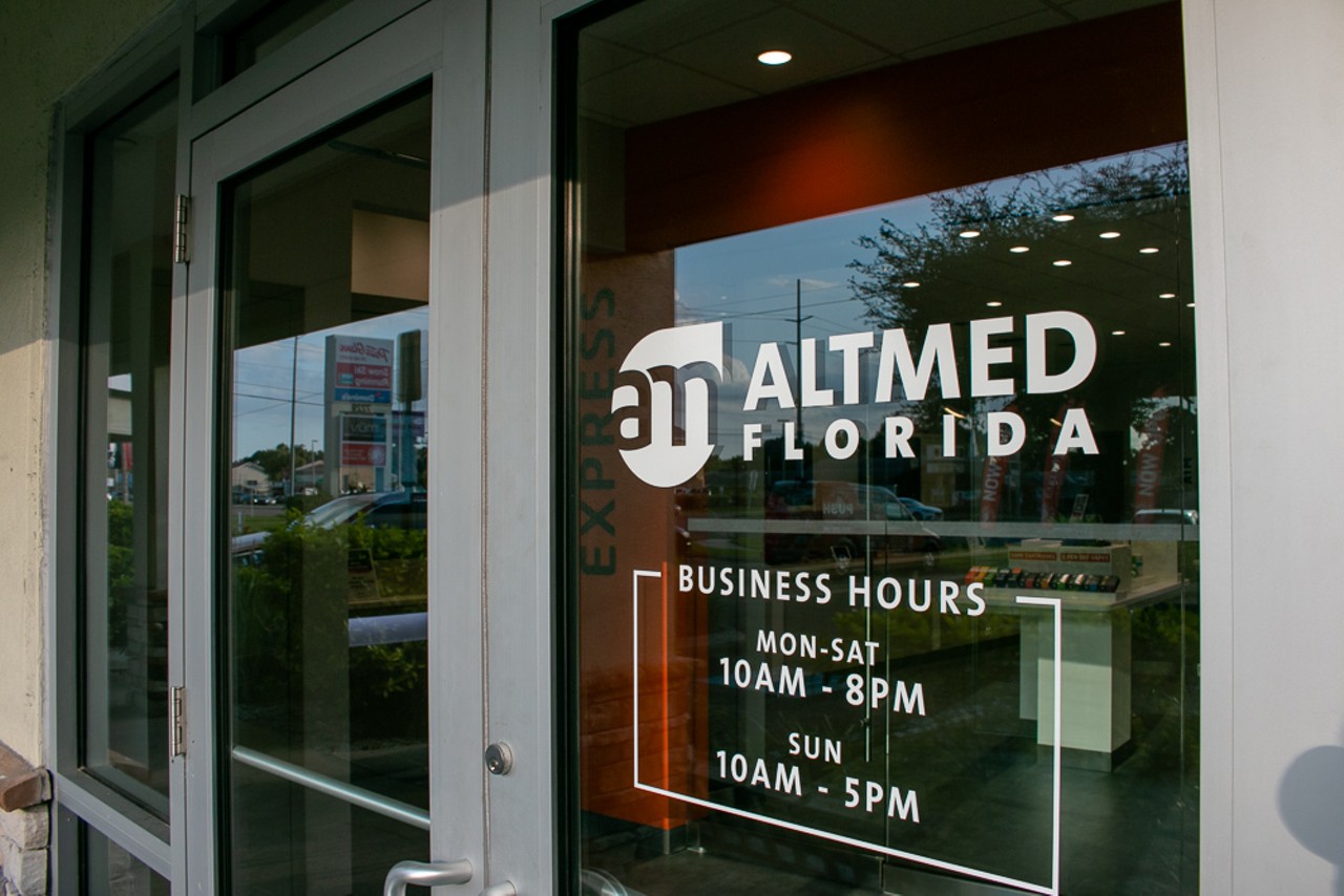 AltMed Florida's M&Uuml;V medical cannabis dispensary in Tampa, Florida.