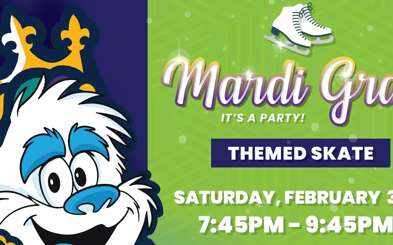 Image: Mardi Gras Themed Skate