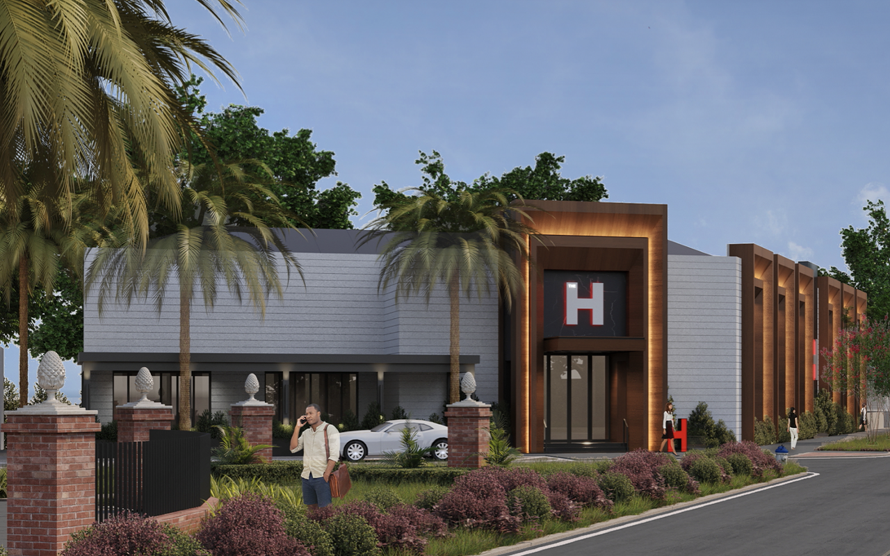 Renderings of The H, heading to the corner of S Howard Ave. and W Hills Ave. in South Tampa.