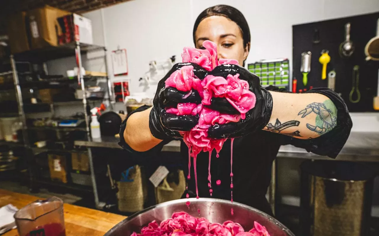 Sarah Arrazola at St. Pete Ferments in St. Petersburg, Florida on May 29, 2025.