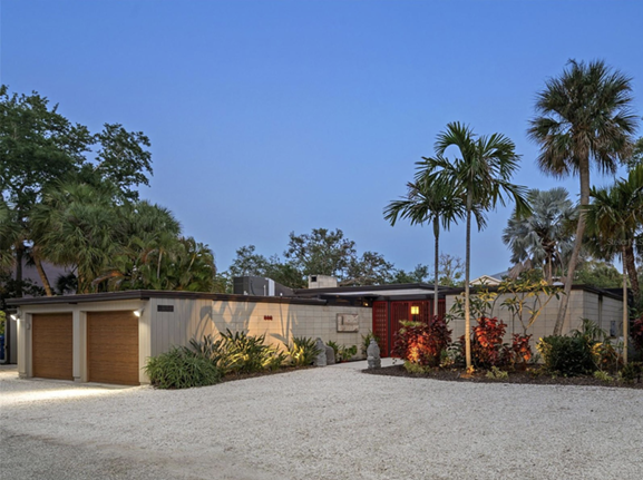 Midcentury home designed by renown architect Ralph Twitchell is now for sale on Siesta Key