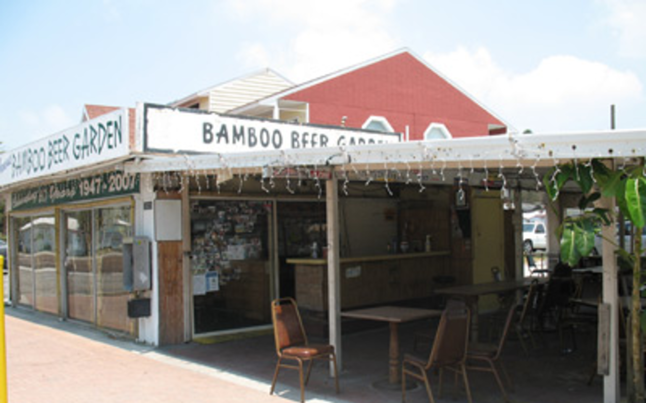 MOST DISAPPOINTING BEACH LOSS: Bamboo Beer Garden in Madeira Beach