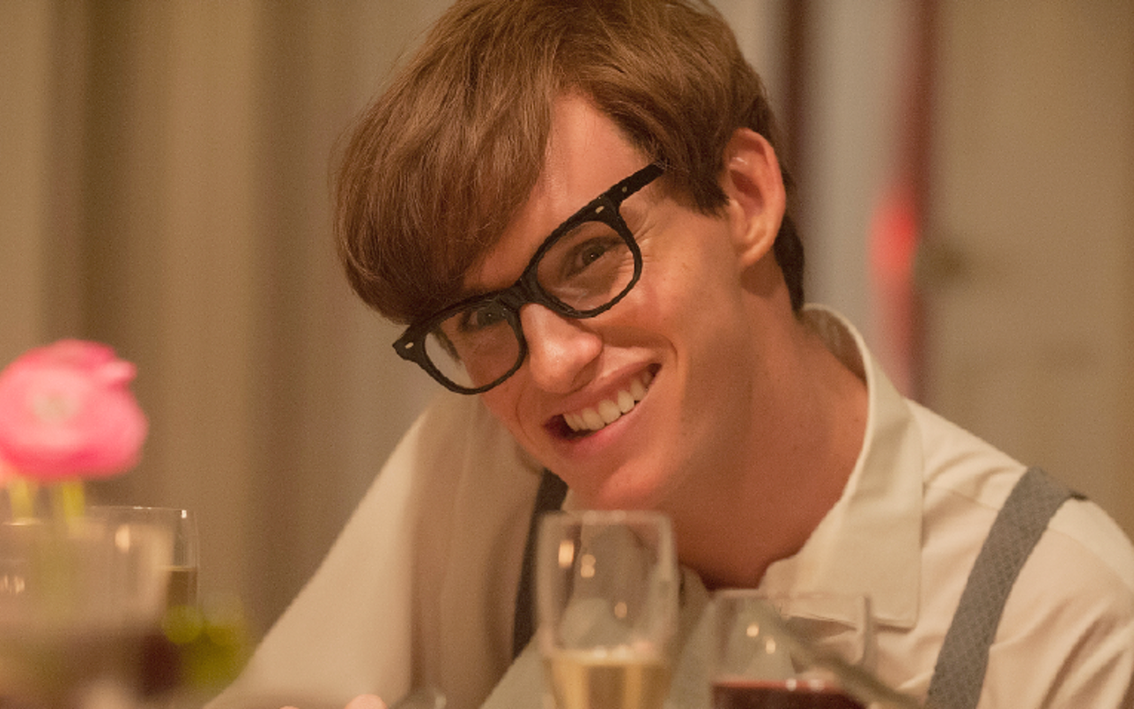 OSCAR ON THE TABLE? Eddie Redmayne as Stephen Hawking in The Theory of Everything.